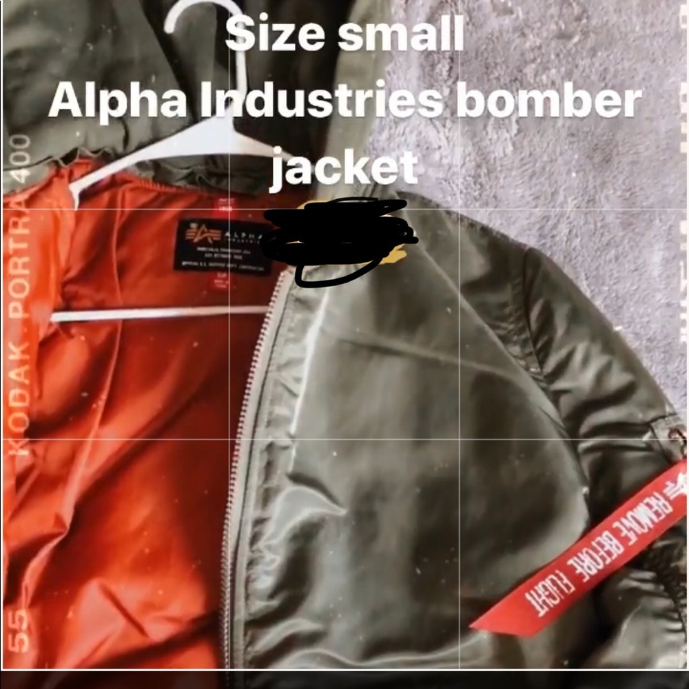 Green bomber jacket